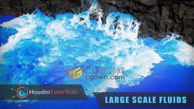 Houdini 18视频教程制作大海浪翻滚特效模拟高级课程下载