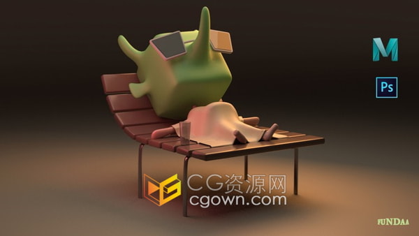 学习Maya软件如何创建3D卡通角色模型