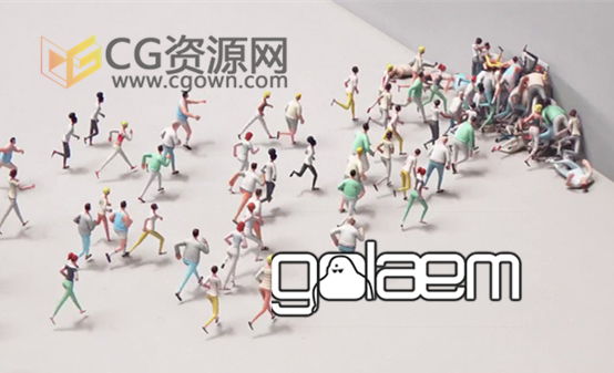 Golaem Crowd v8.2 Maya群集动画人群动画插件