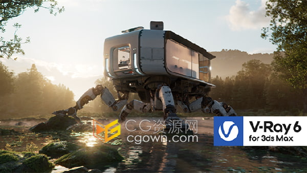 V-Ray V6.01.00支持3ds Max 2018~2023版Vray渲染器