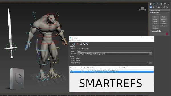 3ds Max插件SmartRefs v1.08.01高级外部参考插件