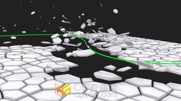 3ds Max插件PolyFX 3.07破碎汇聚动画运动图形工具