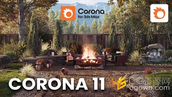 3ds Max 2016~2025插件Corona Renderer 11 Hotfix 2实时交互渲染器