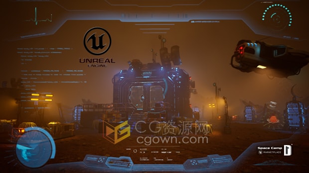 Unreal虚幻引擎插件Space Camp太空营场景环境