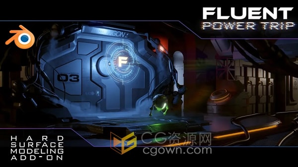 Blender插件Fluent Power Trip v3.1.1强大建模工具
