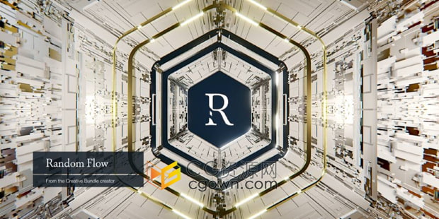 Blender插件 Random Flow v1.2.0 科技感网格器模型生成