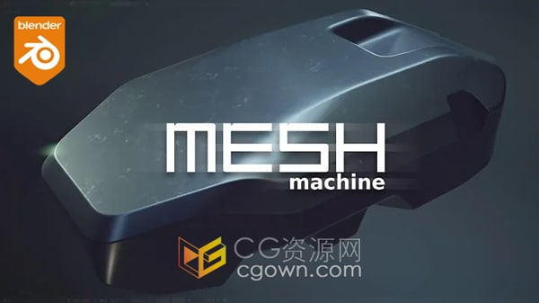 Blender插件MESHmachine v0.15.4网格建模工具