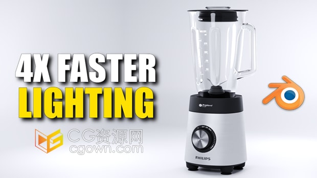 Blender插件Geolights Pro专业照明设置速度提高