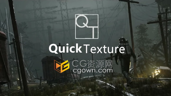 Blender v3.5版插件QuickTexture 2023v1.0一键快速纹理贴图工具