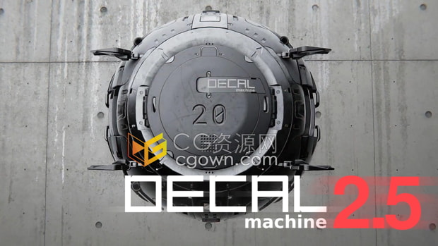 Blender插件DECALmachine v2.7.2自动化硬表面纹理建模工具