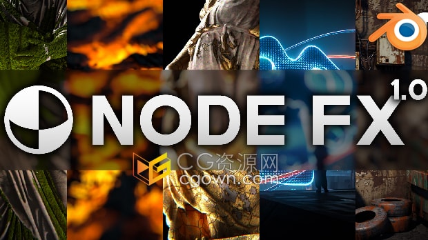 Blender 4.1插件Node Fx 1.0节点程序着色器