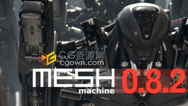 Blender插件MESHmachine v0.10.0网格建模工具