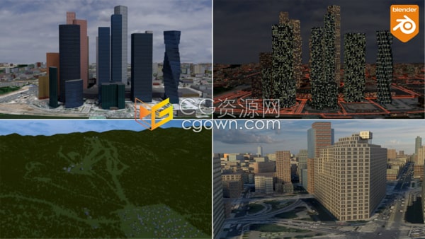 Blender插件Blosm Premium v2.7.2高级版导入三维街景建筑物