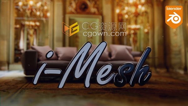 Blender插件I-Mesh v2.1.0 2D图像深度信息创建3D对象效果