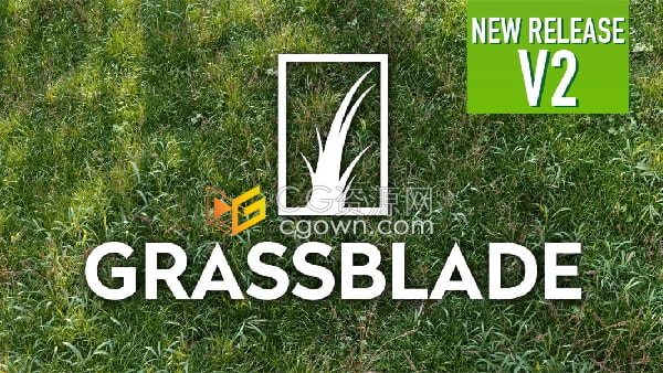 Grassblade V2.2 Blender插件快速生成草坪草地550种