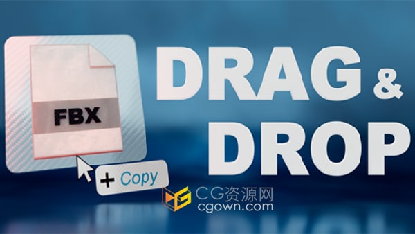 Blender插件Drag & Drop Import v1.0.3多种格式文件直接拖拽导入