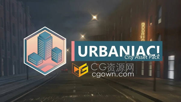 Urbaniac – City Asset Pack V2.30 Blender插件城市场景模型预设包