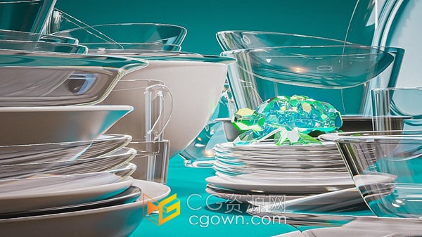 All Purpose Eevee Glass Shader V2 Blender真实玻璃材质着色器插件