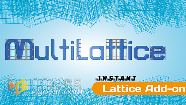 Blender插件Multilattice v1.2.0快速设置晶格网格变形