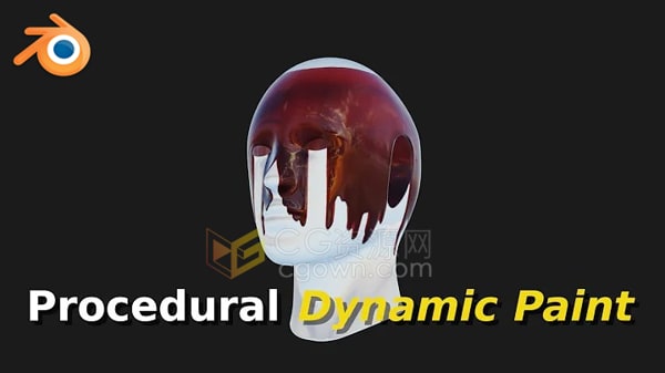 Blender插件Procedural Dynamic Paint v1.1用节点控制流体动画绘制