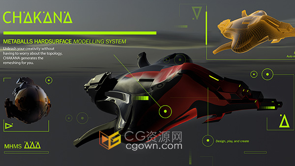 Chakana V1.00 Blender插件流线型硬表面建模工具