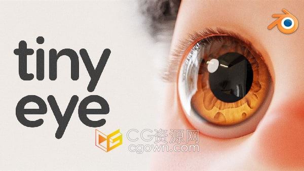 Blender插件Tiny Eye v1.2.1大量眼睛眼球效果预设包