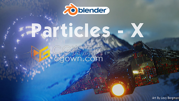 Particles-X Pro V1.21 Blender三维粒子系统插件+ 使用视频教程