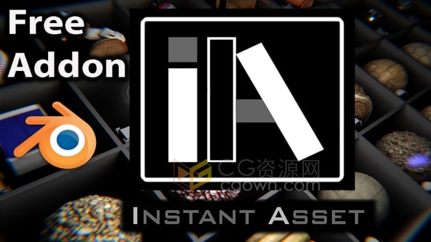 Blender 4.2插件Instant Asset v1.0.5将3D模型导出资产浏览器