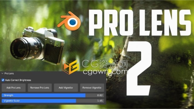 Blender 4.2插件Pro Lens v2.1专业摄像机镜头