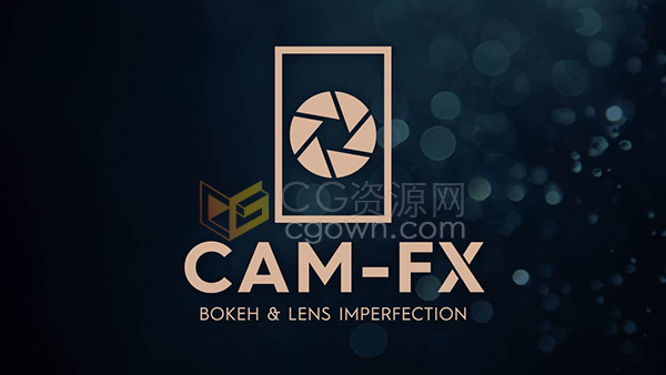 Cam FX V1.0 Blender插件120种散景纹理镜头光晕虚焦特效