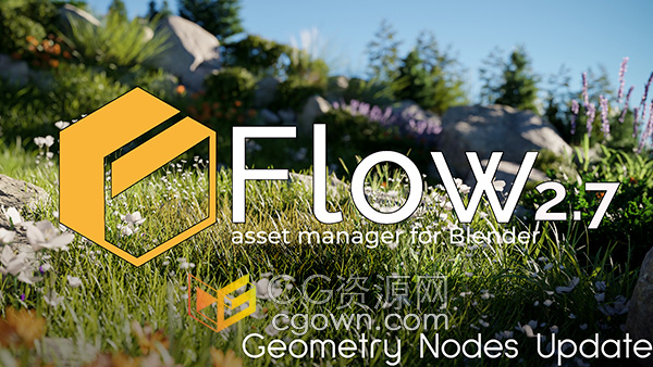 Flow V2.7 Blender插件资源管理器工具