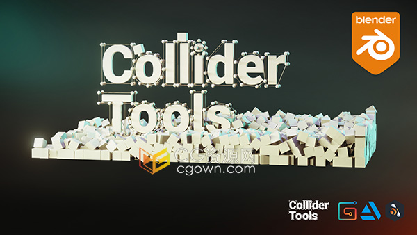 Collider Tools V1.01 Blender动力学物理碰撞插件