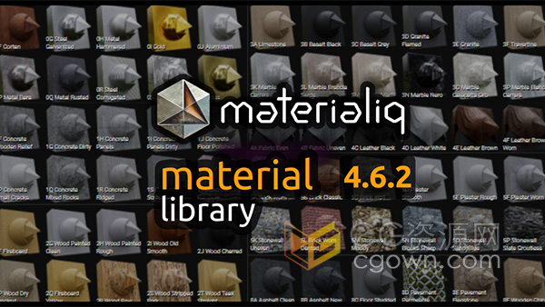 Material Library Materialiq V4.6.2 Blender材质插件200种