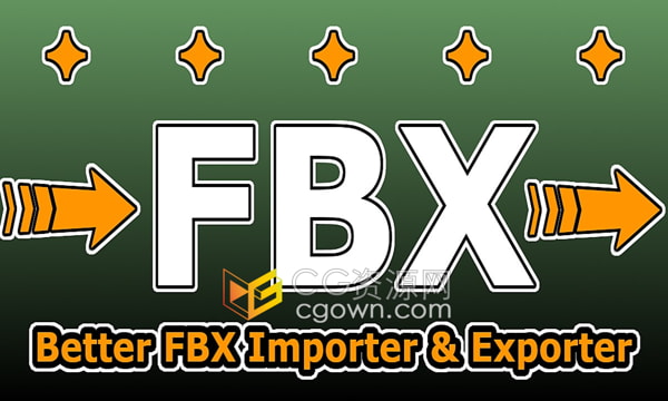 Blender导入导出FBX模型插件Better FBX Importer & Exporter v5.4.1
