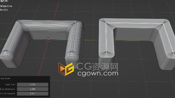 Round Inset V2.01 Blender插件嵌入面内切面圆角工具