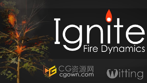 IgniteV1.00 Blender插件模拟火焰燃烧特效效果