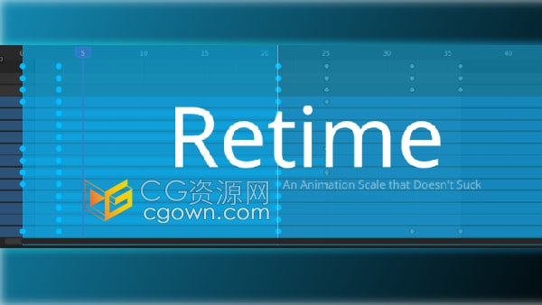 Retime V1.0.3 Blender插件动画关键帧比例缩放工具