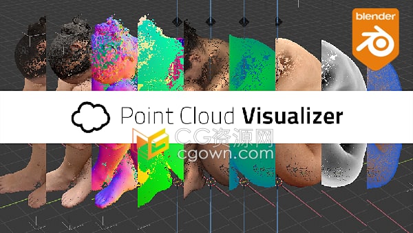 Blender插件Point Cloud Visualizer v3.0.0.11 PLY文件编辑渲染导出