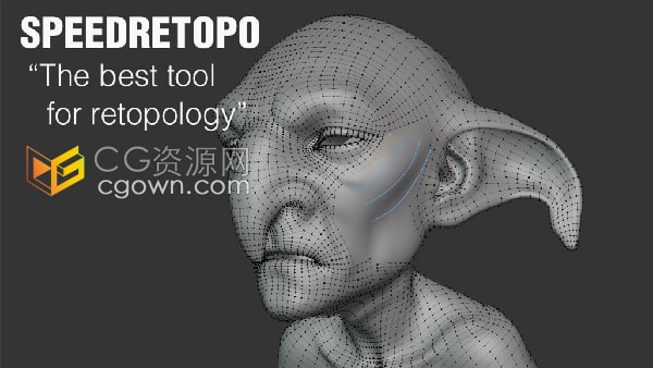 Blender插件Speedretopo v0.2.3快速地重新拓扑工具
