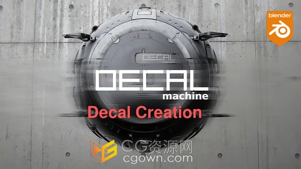 Blender 4.3插件DECALmachine v2.13自动化硬表面纹理建模工具