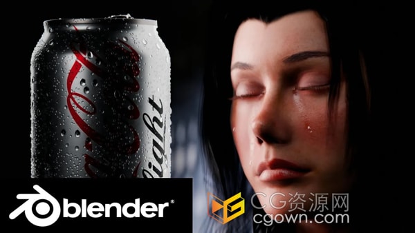 Blender插件H2O droplet simulation打造逼真水滴特效