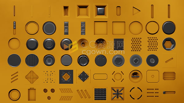 75 Decals For Decalmachine 2.1 Blender贴画贴花素材