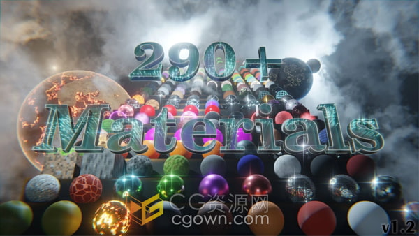 Advanced Material Pack V1.21 290+种Blender程序化材质预设包插件