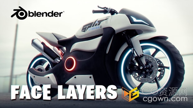 Blender插件Face Layers V1.0复杂模型面部快速选择或隐藏