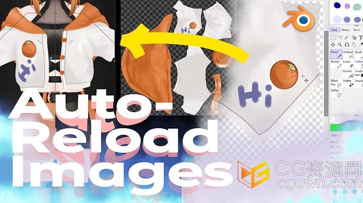 Blender插件Auto Reload v2.0.3自动重新加载工具