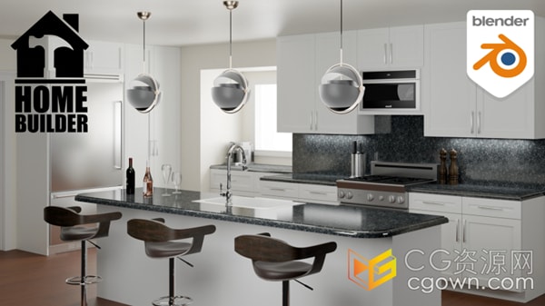 Blender插件Home Builder v4.0.1室内房屋建造工具