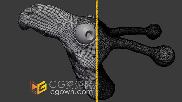 Blender插件Tesselator v1.28.1四边形重新划分网格拓扑工具