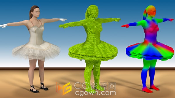 体素热扩散蒙皮Blender插件Voxel Heat Diffuse Skinning v3.5.2