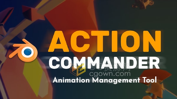 Blender 4.3插件Action Commander v1.4.0动作指挥官管理工具