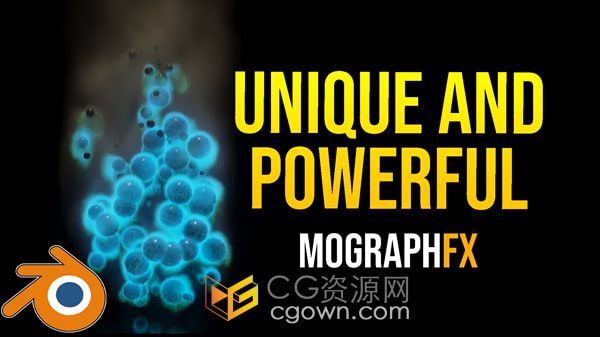 Blender粒子追踪物理碰撞特效插件MographFX Carl Animation & Physics Sim Expansion